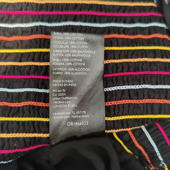 Urban Outfitters Dark Purple Simonette Embroidered Midi Dress, S- Size. - Picture 12 of 12